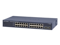 PROSAFE® 24-PORT GIGABIT RACKMOUNT SWITCH WITH 2 SFP SLOTS